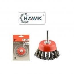 SKI - สกี จำหน่ายสินค้าหลากหลาย และคุณภาพดี | HAWK แปรงลวดถ้วย-เกลียวมีแกน 60 mm. (608 150-3708)